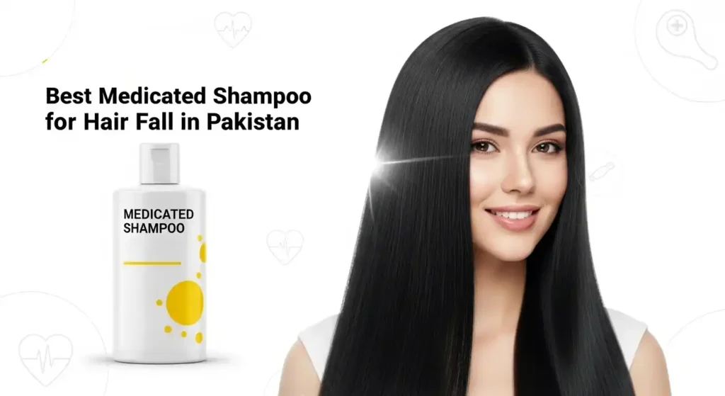 Best medicated shampoo for hair fall in Pakistan – effective solution for reducing hair loss.